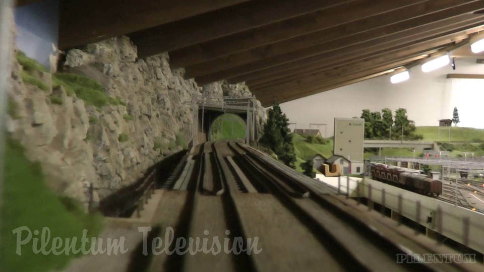 Model Railway Cab Ride in First Person View