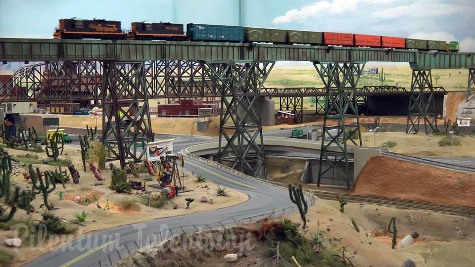 Model Railroad of the United States of America in HO scale