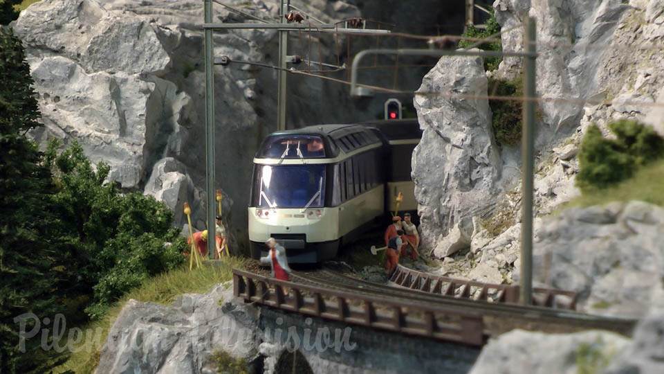 Maquetas ferroviarias de vía estrecha - Estilo suizo de ferromodelismo