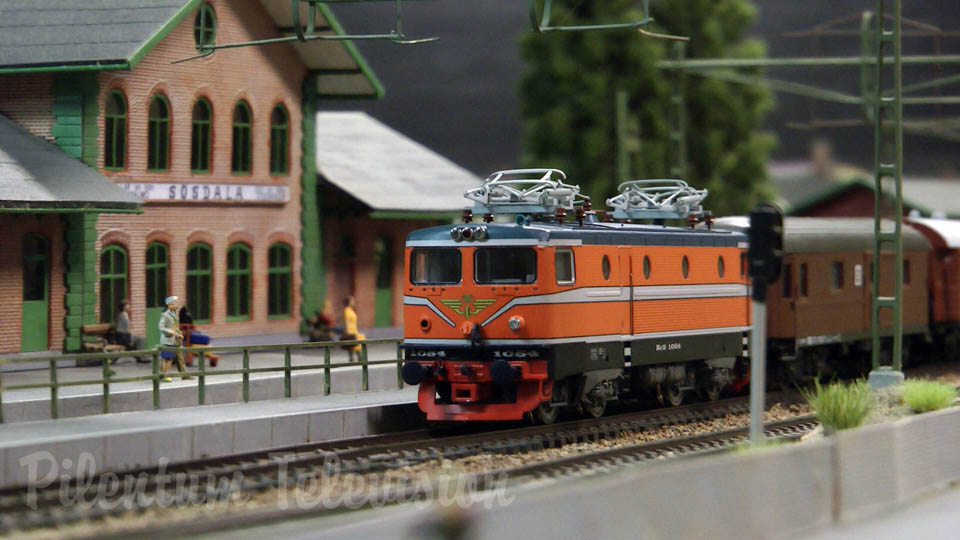 Modelljärnväg Hässleholm: Una de las mayores maquetas ferroviarias de Suecia
