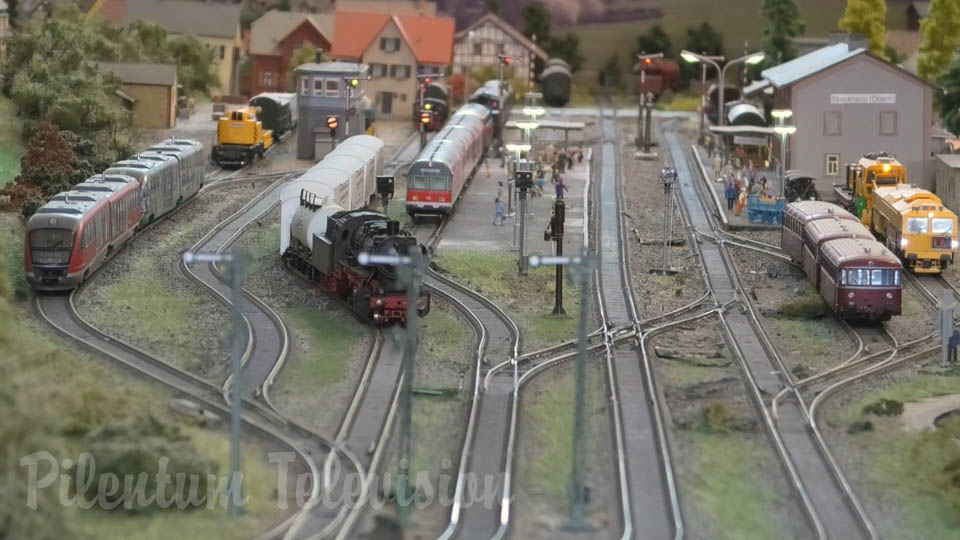 Rail Transport Modeling in Germany: A small model train exhibition in HO scale