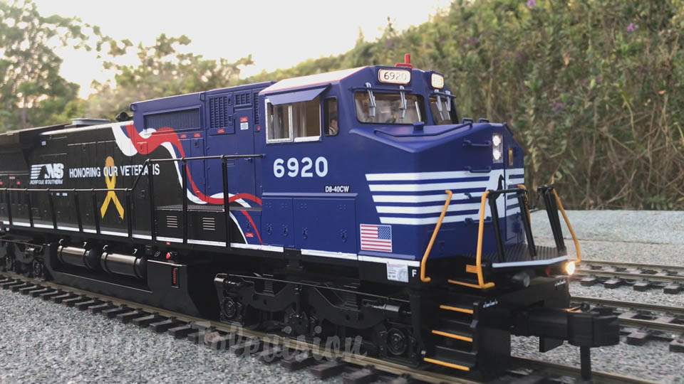 Ferreomodelismo: Locomotivas a vapor e comboios a diesel - Comboio de jardim em escala 1/32