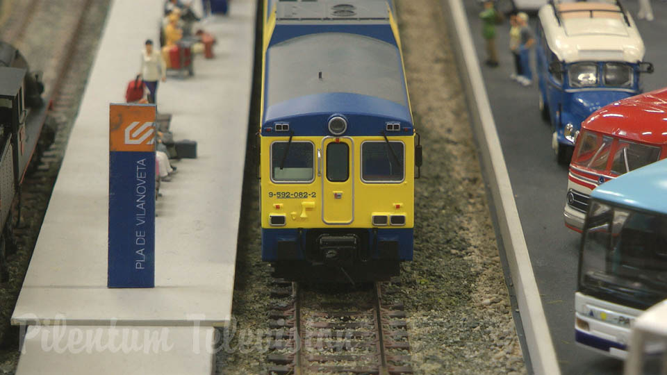 Une des plus magnifiques maquettes ferroviaires d’Espagne: Tren dels Llacs de Jordi Auque