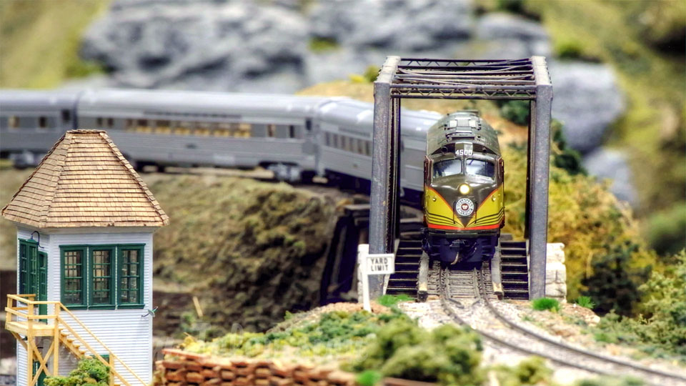 Klub kereta api model Virginia Utara - Salah satu model kereta api terbesar di Amerika Serikat
