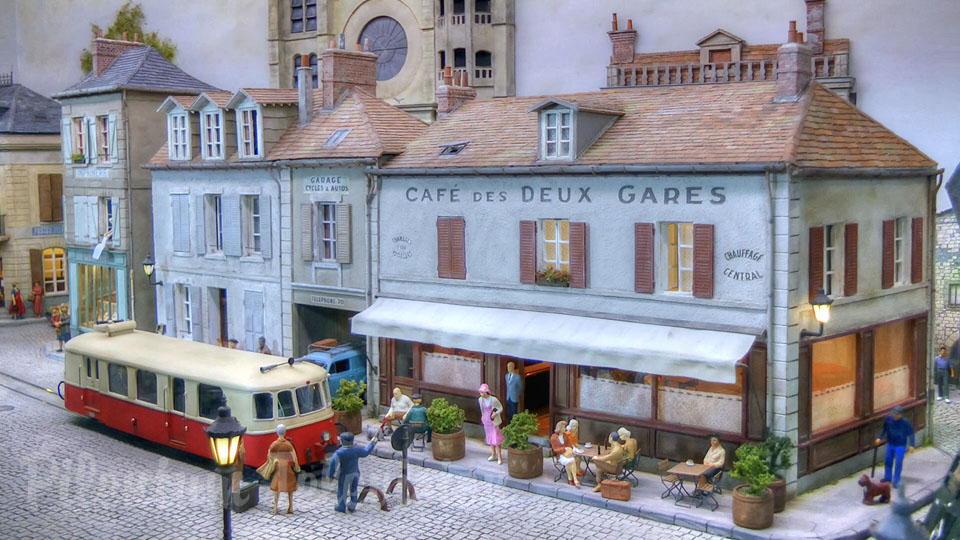 Maqueta de trens Montereau en Francia - Mundo en miniatura realizado por Jan van Remmerden
