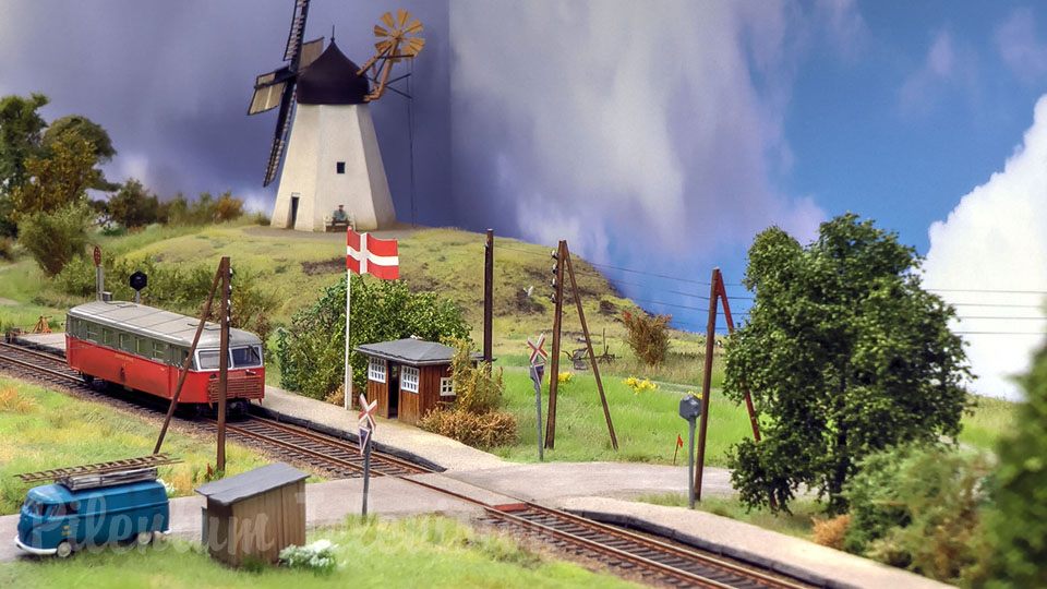 Odsherreds Jernbane Dinamarca - Una hermosa y detallada maqueta de trenes en escala HO